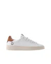 Date Levante Calf White-brown Sneaker In White