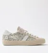 Date Glitter-detailing Sneakers In Animal Print