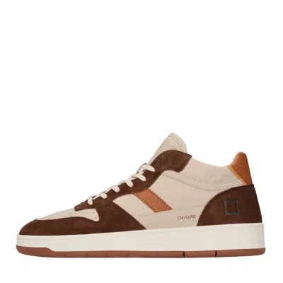 Date D.a.t.e. Sneakers Brown In Marrone Scuri
