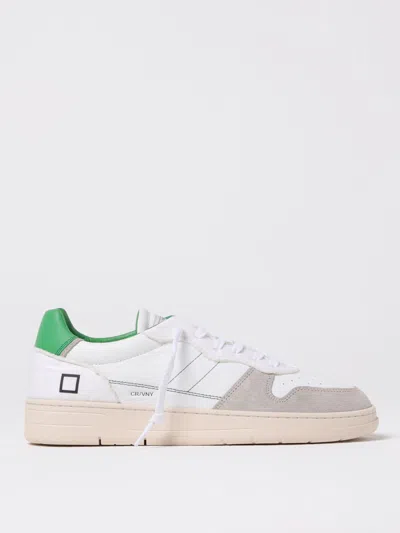 Date Sneakers Court 2.0 Vintage D. A.t. E. In Pelle In White