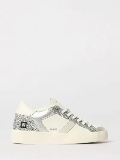 Date Sneakers D. A.t. E. Woman Color White In Metallic