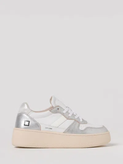 Date Sneakers D. A.t. E. Woman Color White In Metallic