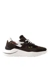 Date Leopard-print Panelled Low-top Sneakers In Multi
