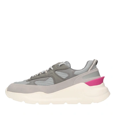 Date D.a.t.e. Sneakers Grey In Grigio Metallici E Grigi