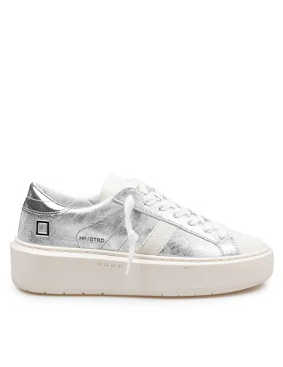 Date D.a.t.e Sneakers Hill Low In Leather Color Silver