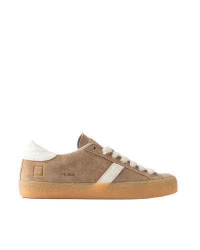Date Sneakers Hill Low Suede Camel In Brown