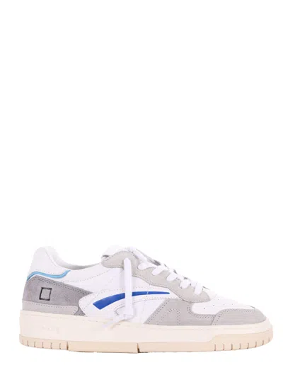 Date D.a.t.e. Sneakers In Leather And Suede In White