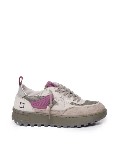 Date Sneakers Kdue In Taupe, Purple