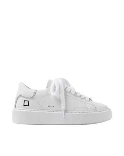 Date Sneakers Sfera Calf White
