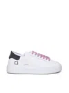 Date D.a.t.e. Sfera Stripe Sneakers In White, Blue, Lilac