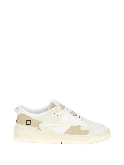 Date D.a.t.e Sneakers Torneo Beige In Animal Print