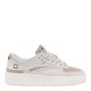 Date Torneo Suede Leather Sneakers In Pink