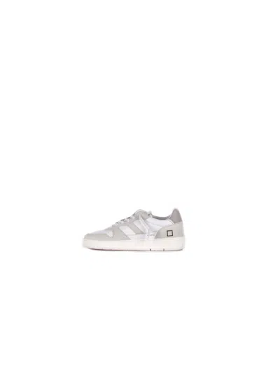 Date Sneakers White In Bianco Bianco