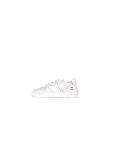 Date Sneakers White In Bianco Bianco