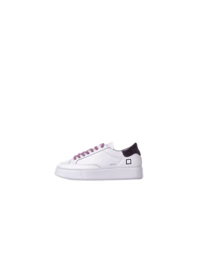 Date Sneakers White In Bianco Chiari E Naturali