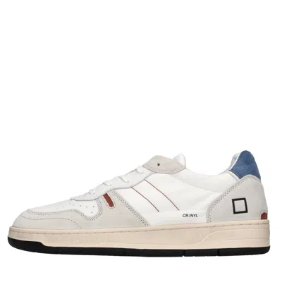 Date D.a.t.e. Sneakers White In Bianco Chiari E Naturali