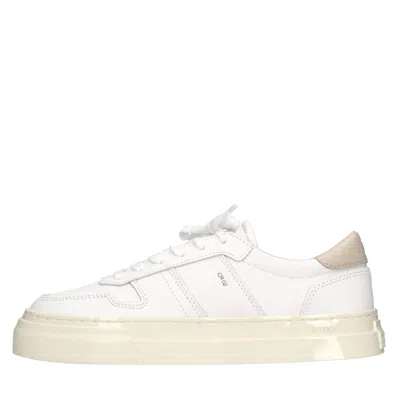 Date D.a.t.e. Sneakers White In Bianco Chiari E Naturali