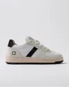 Date Sneakers Woman  W421-cr-sh-gb Court Shiny White/black In White