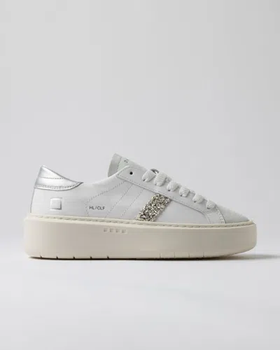 Date Sneakers Woman  W421-hp-ca-ws Hill Low Platform White/silver