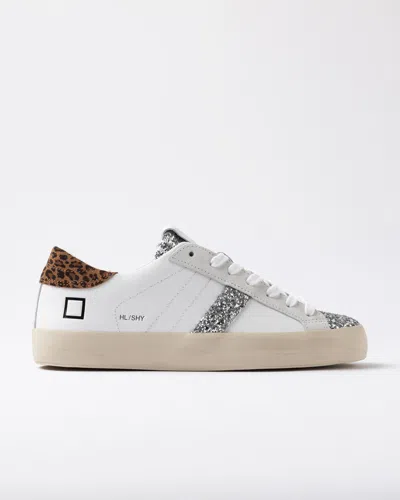 DATE SNEAKERS WOMAN DATE W431-HL-SH-WD HILLO LOW GLOSS WHITE LEOPARD