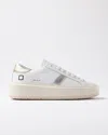 Date D.a.t.e. Hill Low Platform Sneakers In White