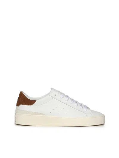 Date Sonica Leather Sneaker In White
