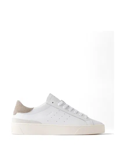 Date Sonica Perforated Panelled Sneakers In White