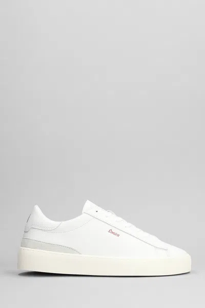 Date Sonica Trainers In White Leather