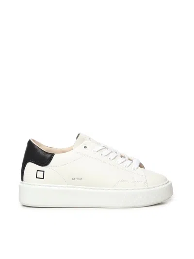 Date Sphere Sneakers In White