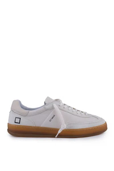 Date Sporty Mono Sneakers In Iv Ivory