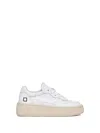 DATE STEP CALF WOMENS LEATHER SNEAKER