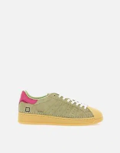 Pre-owned Date D.a.t.e. Suede Green Base Sneakers 100% Original