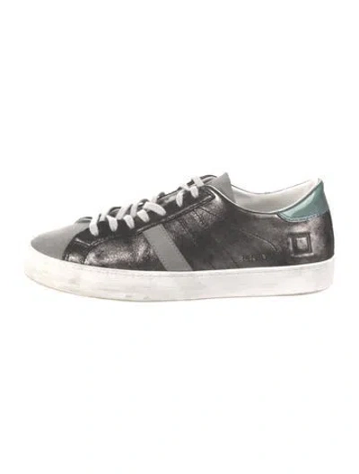 Pre-owned Date Suede Sneakers In Grey