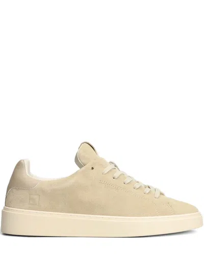 Date Suede Sneakers In Neutral