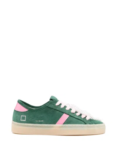 Date Tender Bow Sneakers In Green