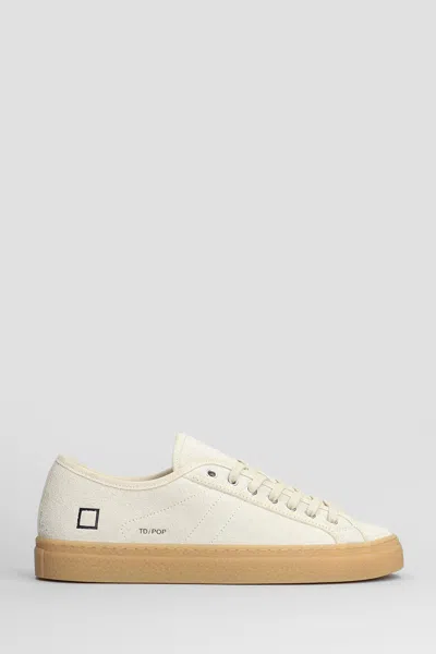 Date Tender Pop Sneakers In Beige Suede In Neutral