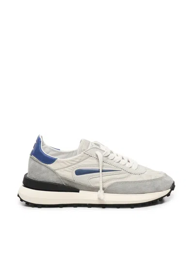Date D.a.t.e. Torneo Grey Blue Nylon Sneaker In Gray