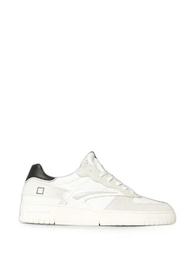 Date Torneo Leather Sneakers In Animal Print