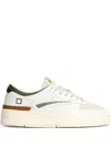 Date Torneo Leather Sneakers In White