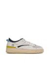 DATE TORNEO LEATHER SNEAKERS WITH LACES