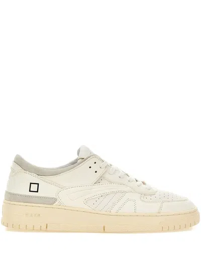 Date Torneo Nz Perforated Sneakers In Brown