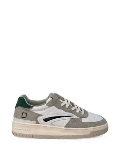 Date Torneo Paneled Sneakers In White