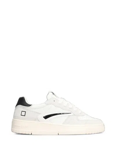 Date Torneo Panelled Sneakers In White