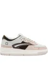 Date Torneo Pop Suede-leather Panel Sneakers In Neutral