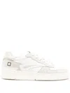 Date Torneo Pure Sneakers In White Suede And Leather In White
