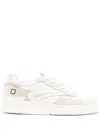 Date Torneo Pure Sneakers In White Suede And Leather In White
