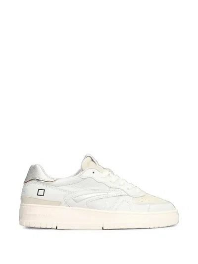 Date Torneo Pure Panelled Sneakers In White