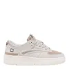 Date Torneo Suede Leather Sneakers In Pink