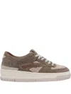 Date Torneo Teddy Suede-leather Sneakers In Brown