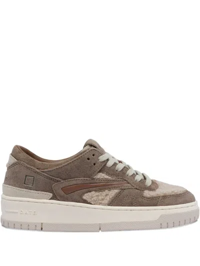 DATE TORNEO TEDDY SUEDE-LEATHER SNEAKERS